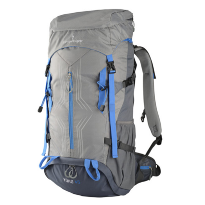 Life Sports Gear Yoho 45L Hiking Backpack Grey/Blue