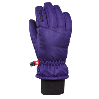 Kombi Junior Peak Short Cuff Gloves Violet Indigo