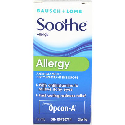 Bausch & Lomb Soothe Allergy Eye Drops