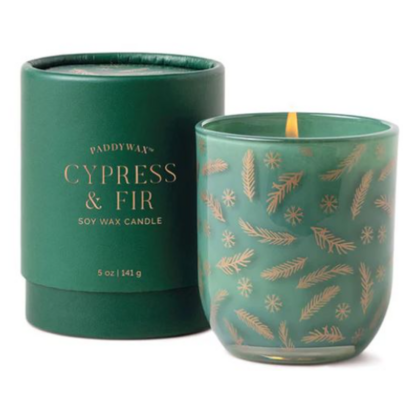 Paddywax Boxed Green Candle Cypress & Fir