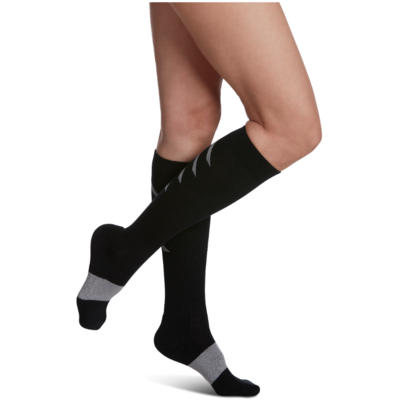 Sigvaris Athletic Recovery Socks Compression Socks Unisex Black