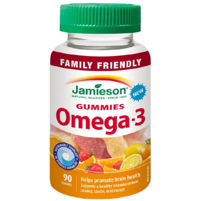 Jamieson Omega-3 Gummies Family Friendly