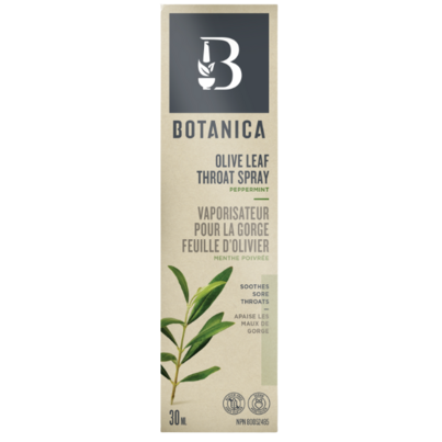 Botanica Olive Leaf Throat Spray Peppermint
