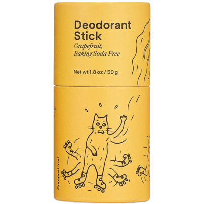 Meow Meow Tweet Deodorant Stick Baking Soda Free Grapefruit