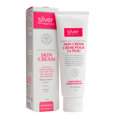 Silver Biotics Antimicrobial Skin Cream Grapefruit