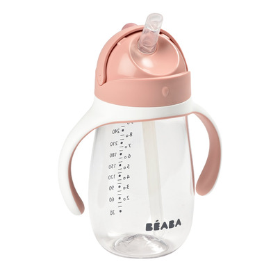 Beaba Straw Sippy Cup Rose