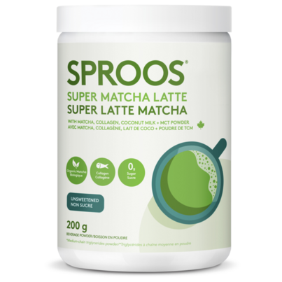 Sproos Super Matcha Latte With Collagen