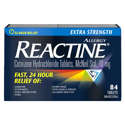 Reactine Extra Strength Allergy Tablets