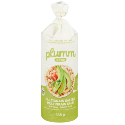 Plum.M.Good Organic Multigrain Rice Cakes Salted