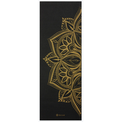 GAIAM 6mm Premium Yoga Mat Metallic Medallion