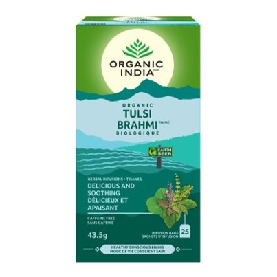 Organic India Organic Tea Tulsi Brahmi Gotukola