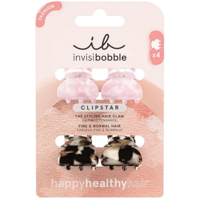 Invisibobble Clipstar Petit Four Pink & Brown