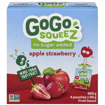 Gogo Squeez Apple Strawberry Fruit Sauce