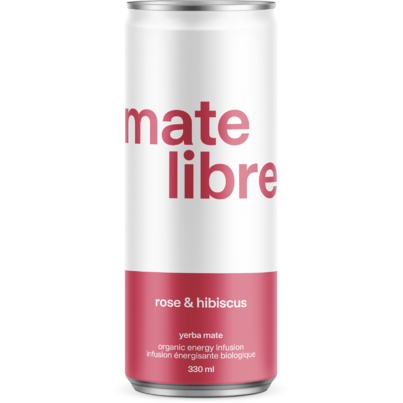 Mate Libre Yerba Mate Organic Energy Infusion Rose & Hibiscus