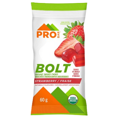 ProBar Bolt Organic Energy Chews Strawberry