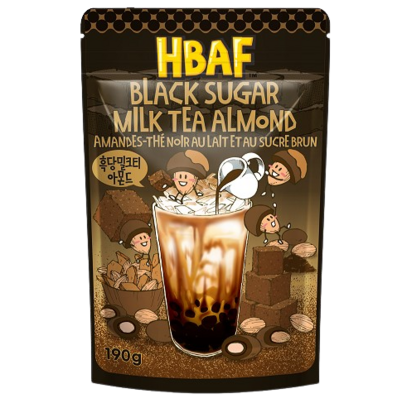 HBAF Black Sugar Milk Tea Almonds