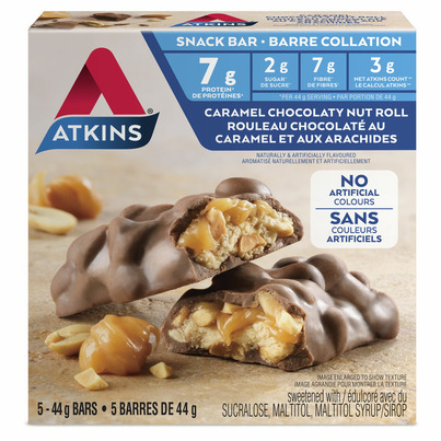 Atkins Snack Bars Caramel Chocolaty Nut Roll