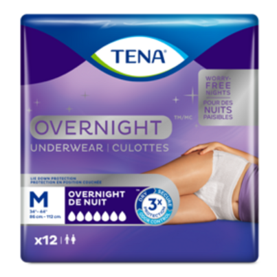 TENA Incontinence Underwear Overnight Absorbency