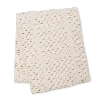 Lulujo Baby Cellular Blankets Cotton Oatmeal