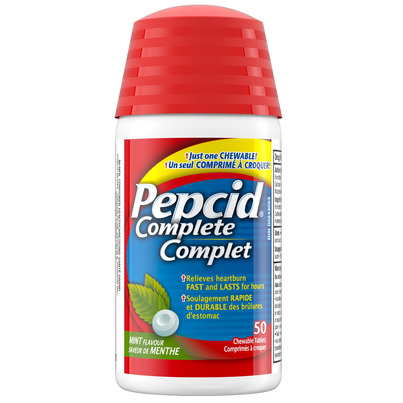 Pepcid Complete Chewable Mint Tablets