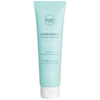 Rocky Mountain Soap Co. Face and Body Natural Sunscreen SPF 31