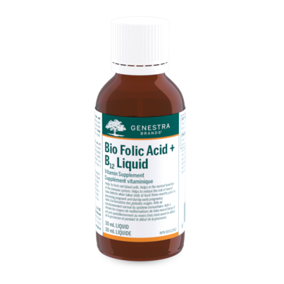 Genestra Bio Folic Acid + B12 Liquid