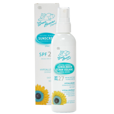 Green Beaver Natural Mineral Sunscreen Spray SPF 27