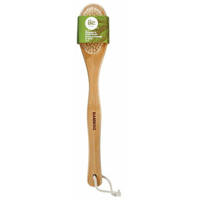 Be Better Bamboo Brush Massager And Bristle 2-in-1