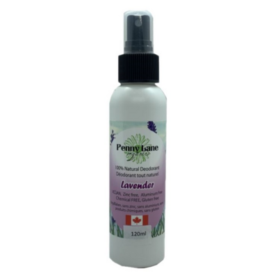 Penny Lane Organics Natural Spray Deodorant Lavender