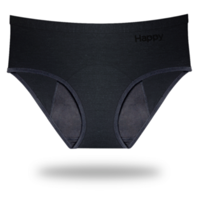 Happy Reusable Bamboo Period Underwear KANTA Black