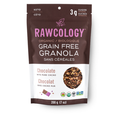Rawcology Grain Free Granola Chocolate With Pure Cacao