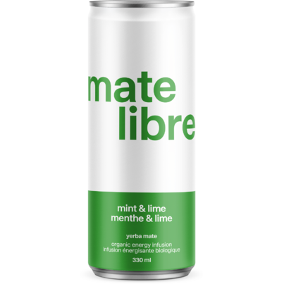Mate Libre Yerba Mate Organic Energy Infusion Mint & Lime
