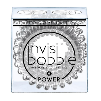 Invisibobble Power Hair Rings MultiPack Crystal Clear