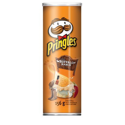 Pringles Potato Chips Buffalo Ranch