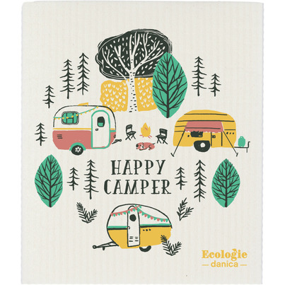Now Designs Ecologie Swedish Sponge Cloth Happy Camper