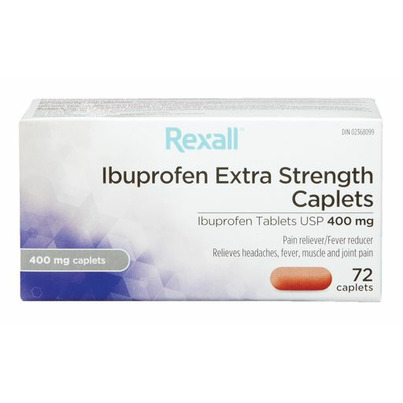 Rexall Extra Strength Ibuprofen 400 Mg Caplets