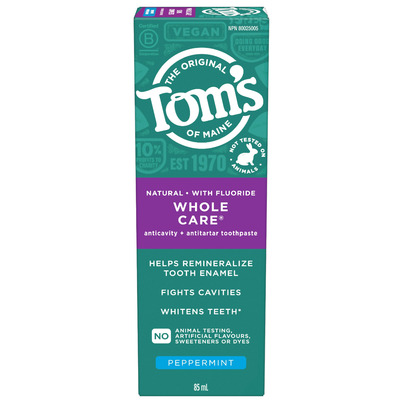 Tom's Of Maine Whole Care Fluoride Toothpaste