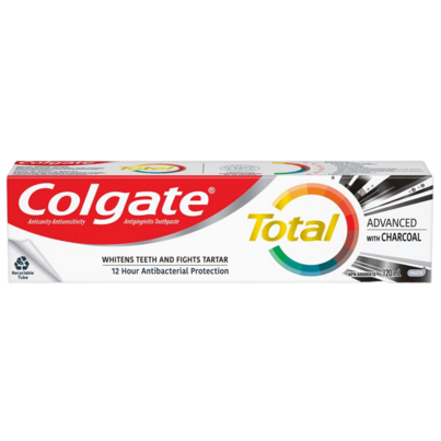 Colgate Total Advanced With Charcoal Toothpaste