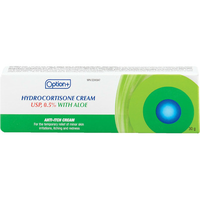 Option+ Hydrocortisone Cream USP, 0.5% With Aloe