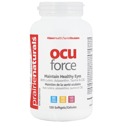 Prairie Naturals Ocu-Force With Lutein, Astaxanthin And Taurine