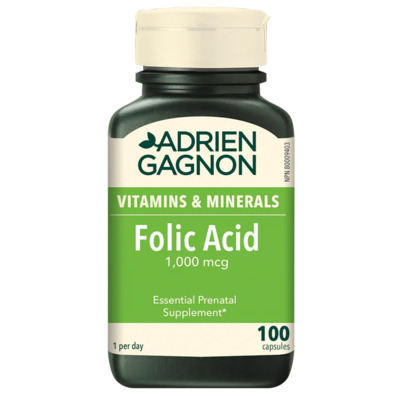 Adrien Gagnon Folic Acid  1,000mcg