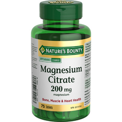 Nature's Bounty Magnesium Citrate 200mg