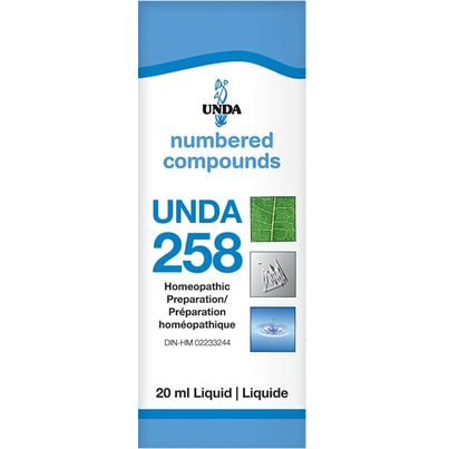 UNDA Numbered Compounds UNDA 258 Homeopathic Preparation