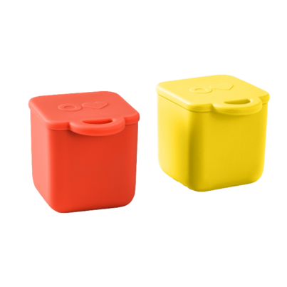 OmieLife OmieDip Container Yellow & Red