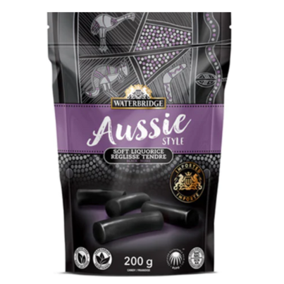 Waterbridge Aussie Style Black Soft Liquorice