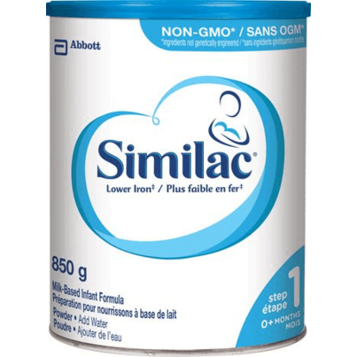 Similac Step 1 Lower Iron Milk-Based Infant Formula Powder