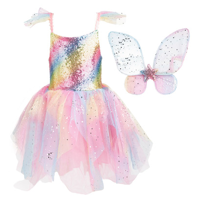Great Pretenders Rainbow Fairy Dress & Wings