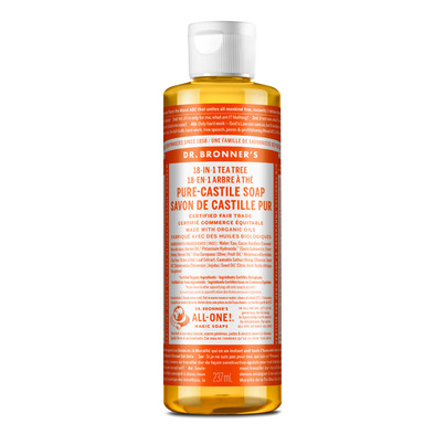 Dr. Bronner's Organic Pure Castile Liquid Soap Tea Tree