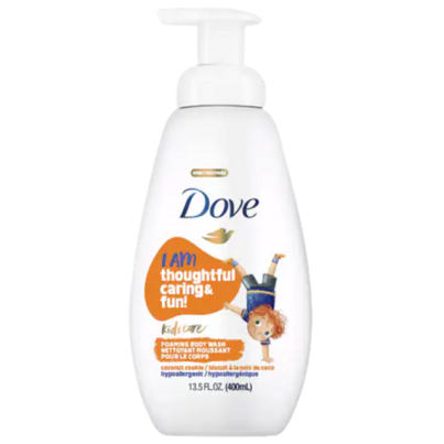 Dove Kids Care Foaming Body Wash For Kids Coconut Cookie Gentle