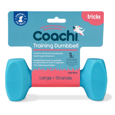 Company Of Animals Coachi Training Dumbbell For Dogs Blue